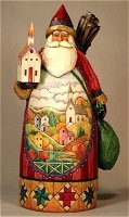 Santa with Church